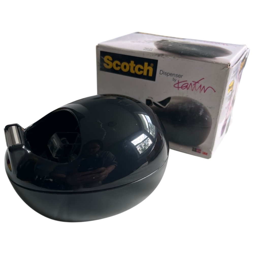 Open Box 3M Scotch Black Pebble Tape Dispenser Designed by Karim Office 2012
